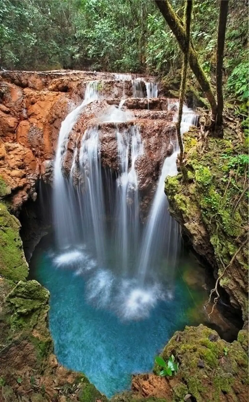 Turquoise Waterfall, Brazil