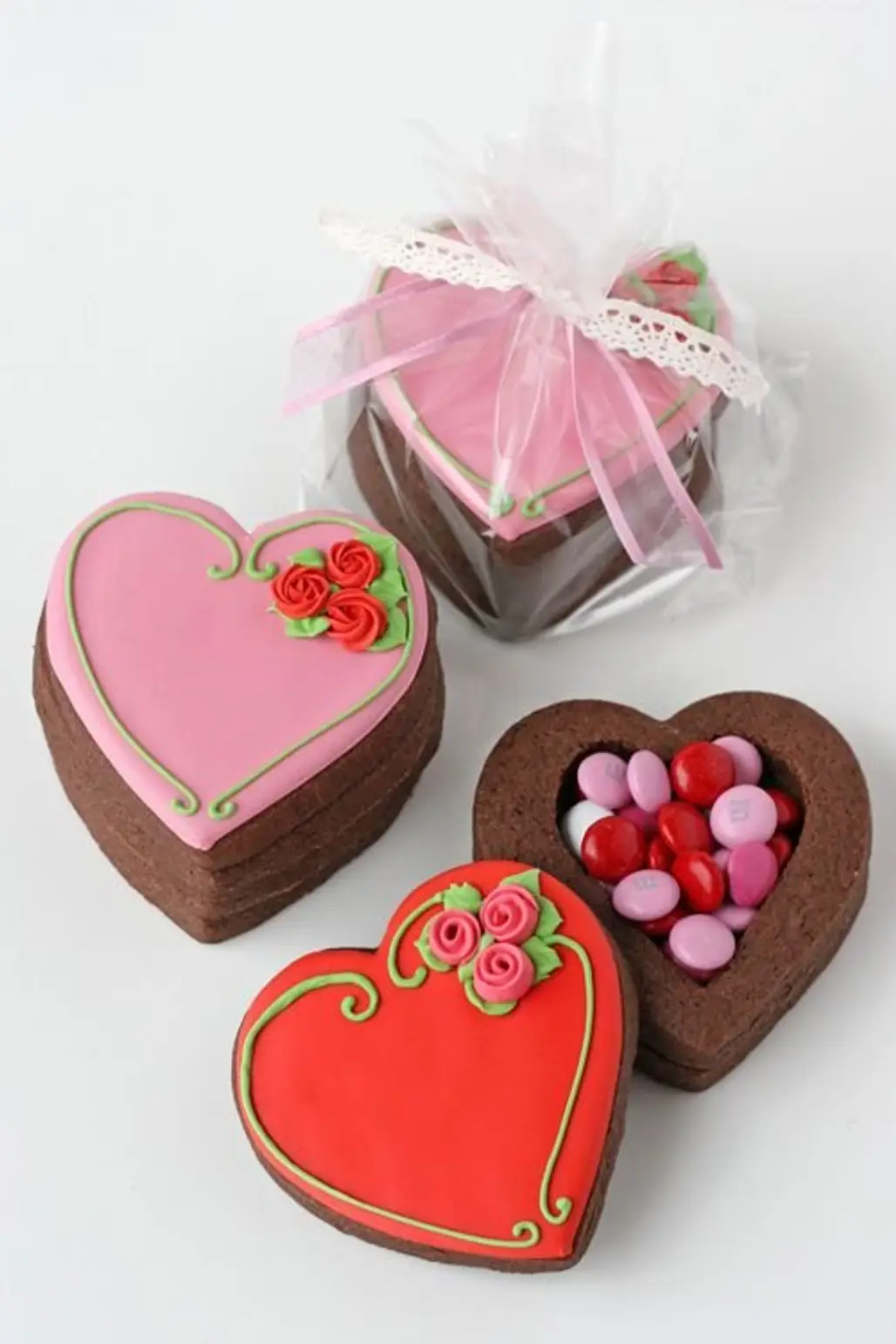 food,pink,heart,dessert,valentine's day,