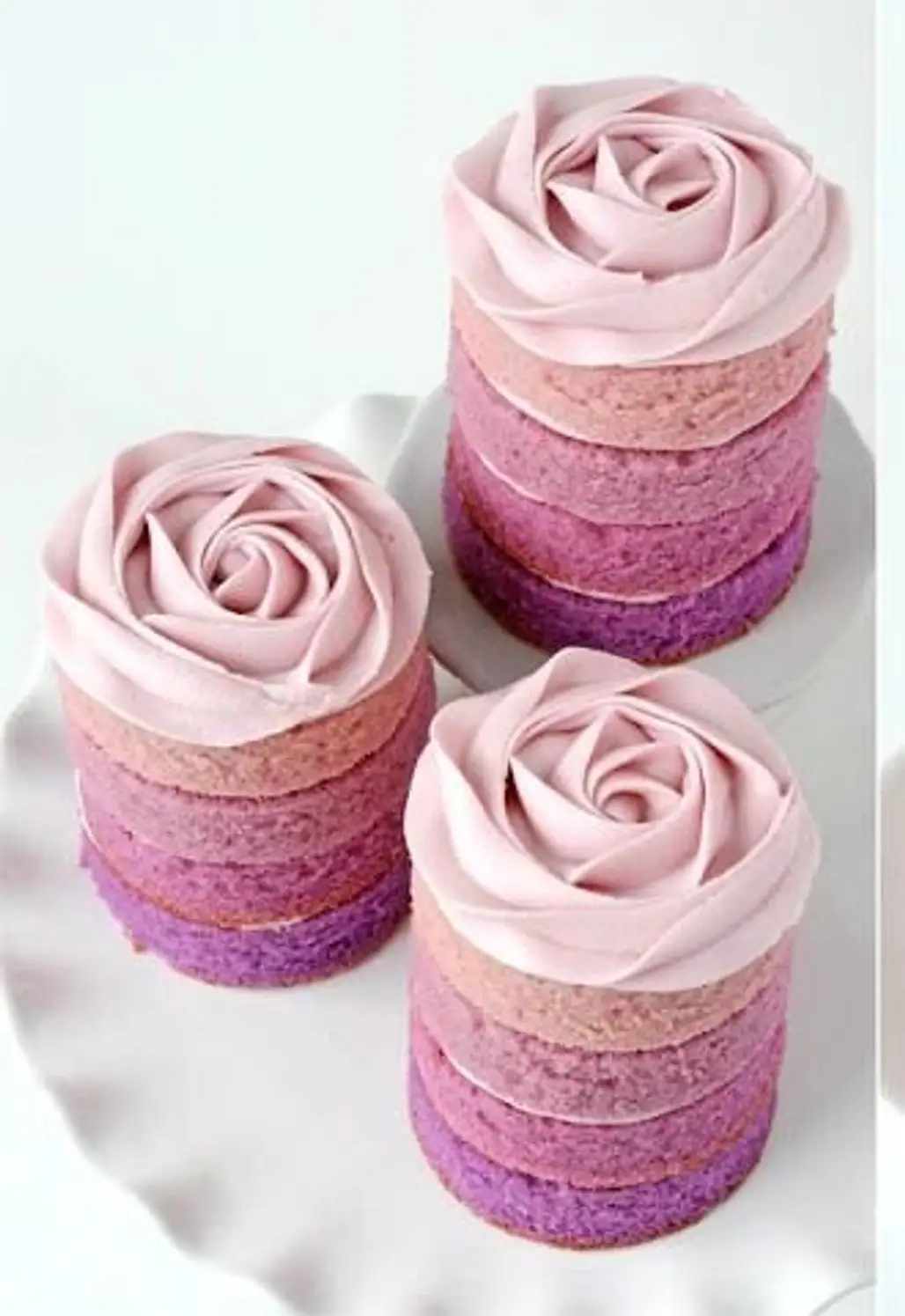 Ombré Stacked Cakes