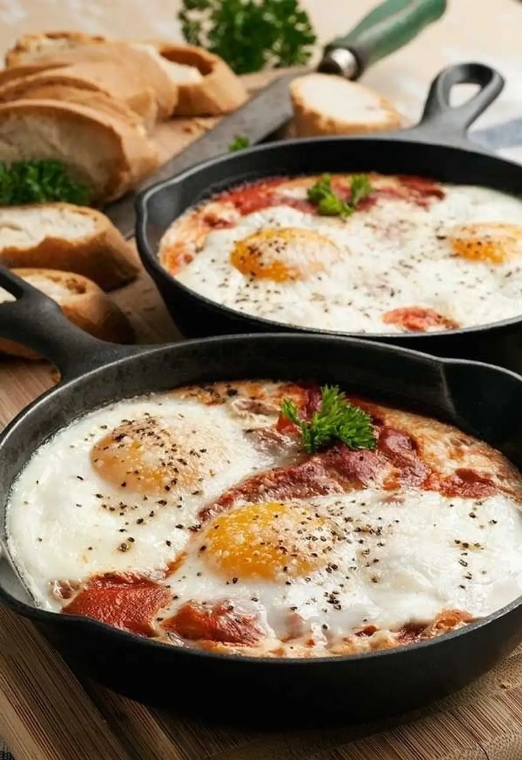 Eggs Baked in Tomato Sauce