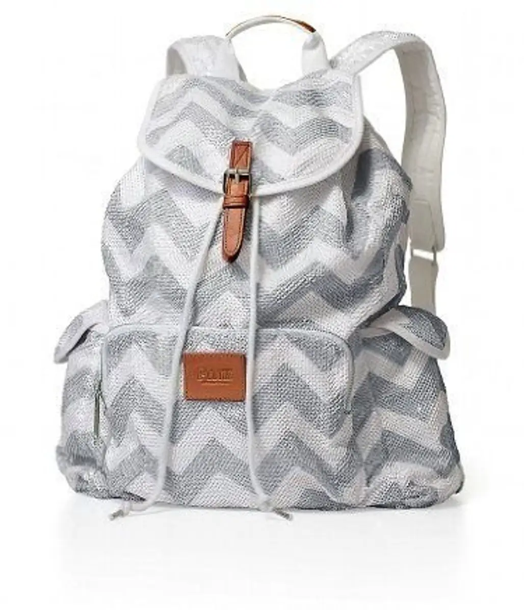 Sequined Chevron Backpack