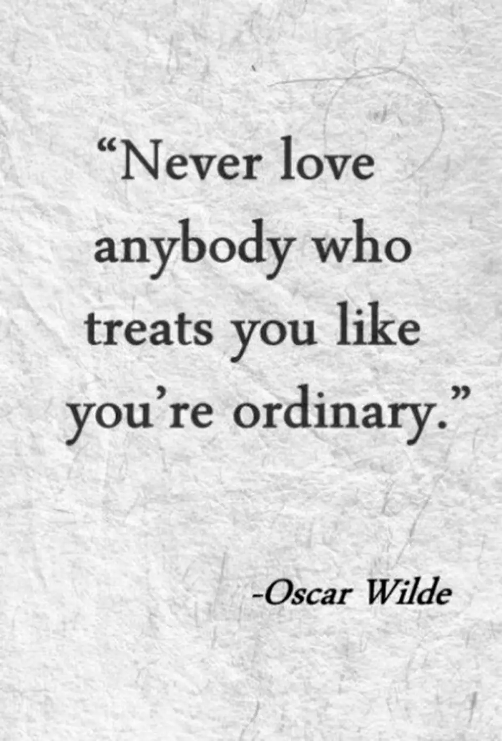 You're Not Ordinary