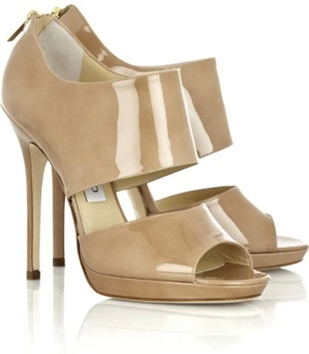 Jimmy Choo Private Patent Leather Sandals