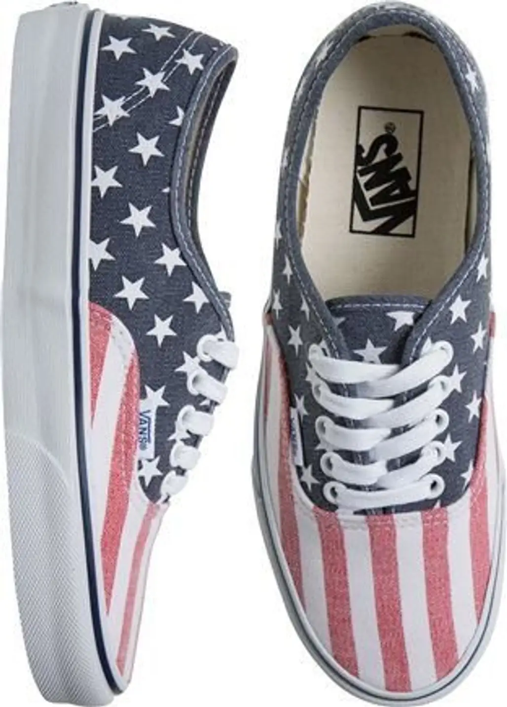 Vans American Flag Printed Shoe