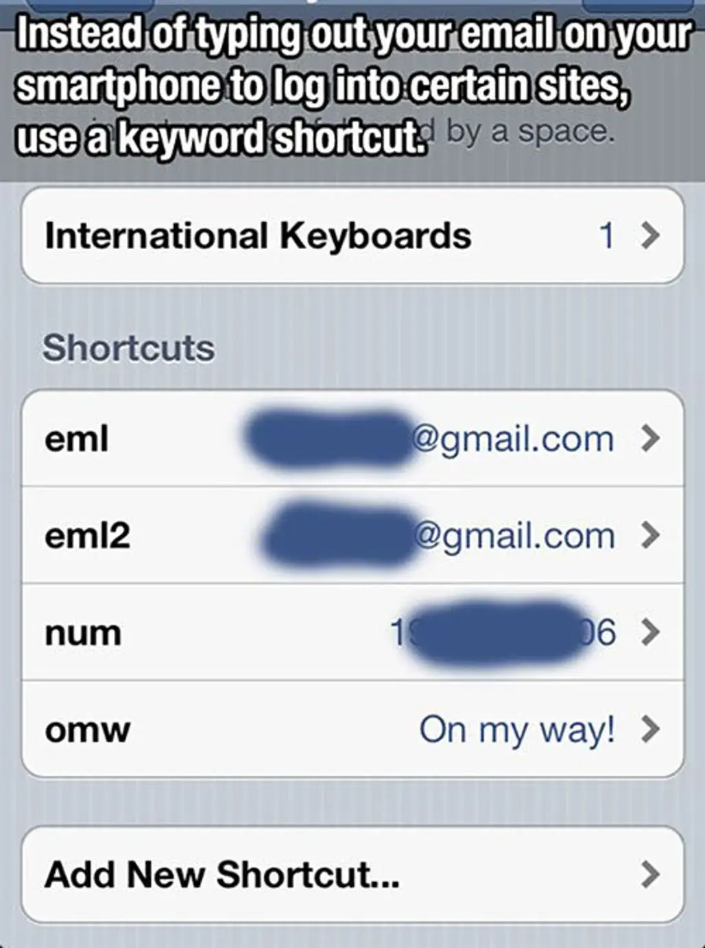 Use Keyboard Shortcuts for Email Logins