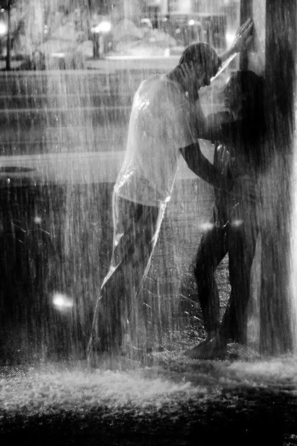 Kiss in the Pouring Rain