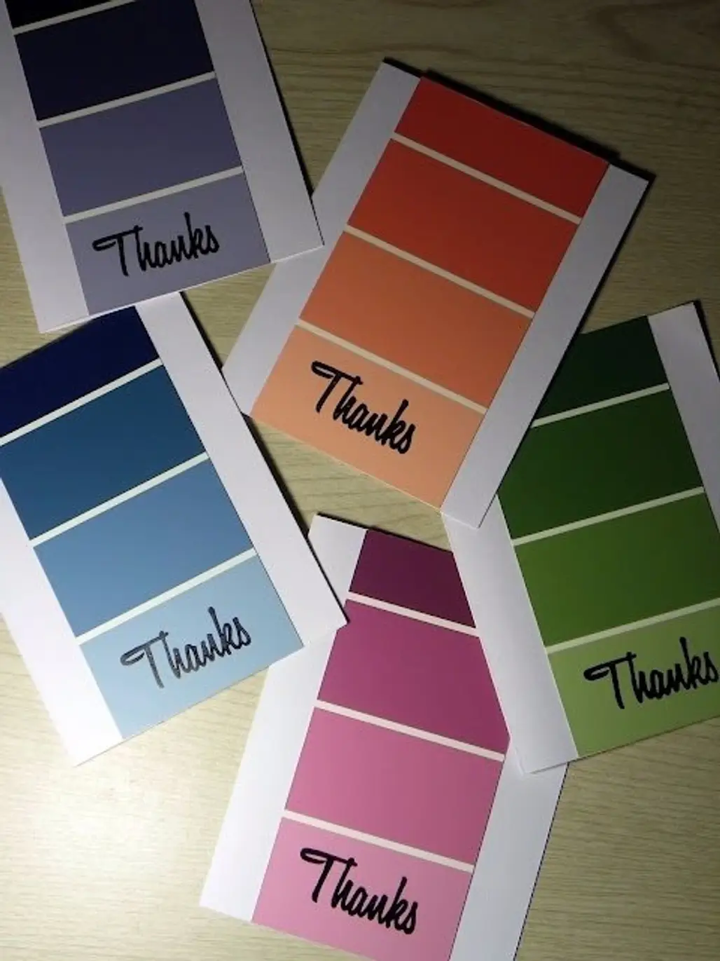 Paint Chip Thank You's