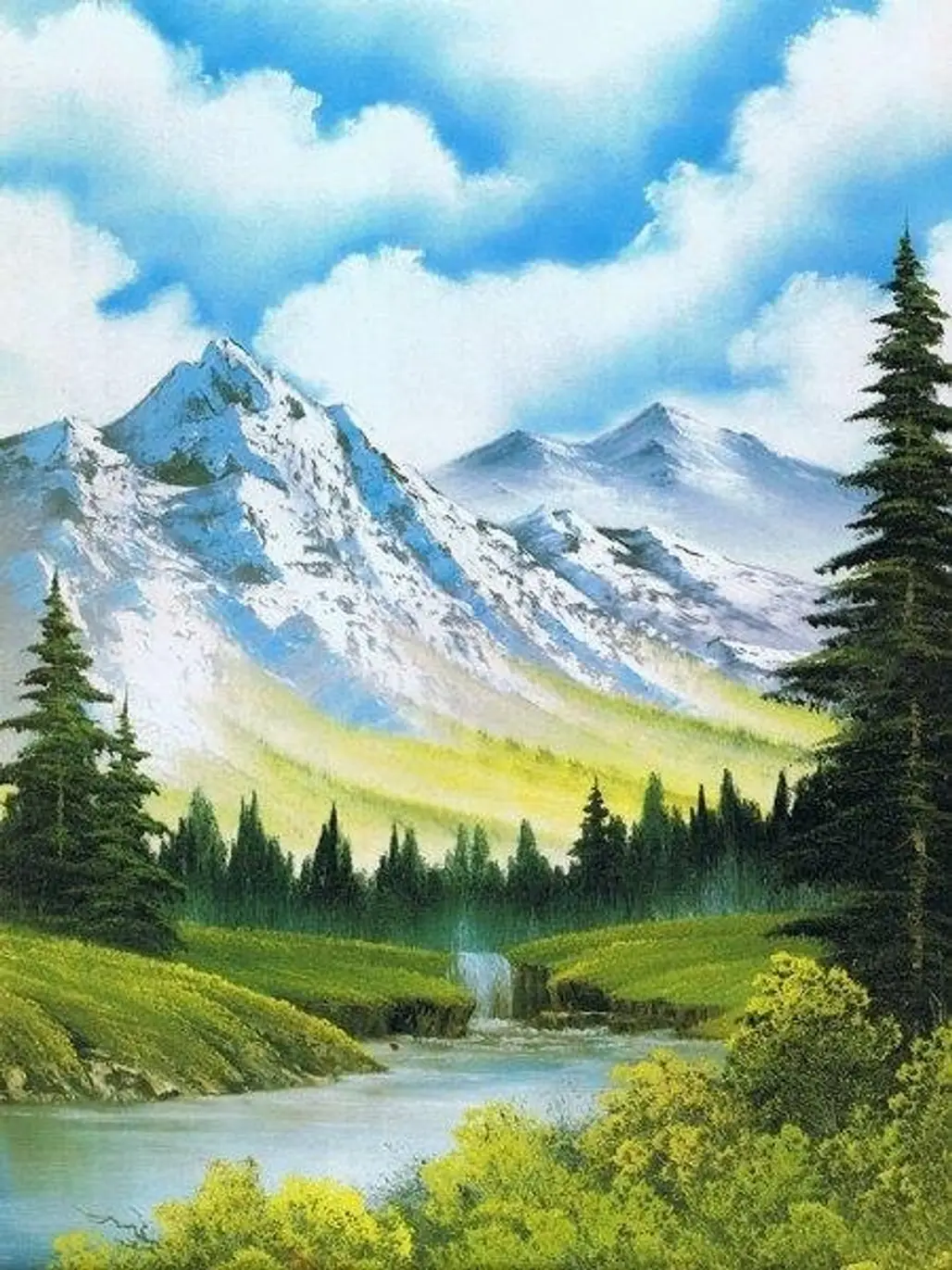 Do a Bob Ross Painting