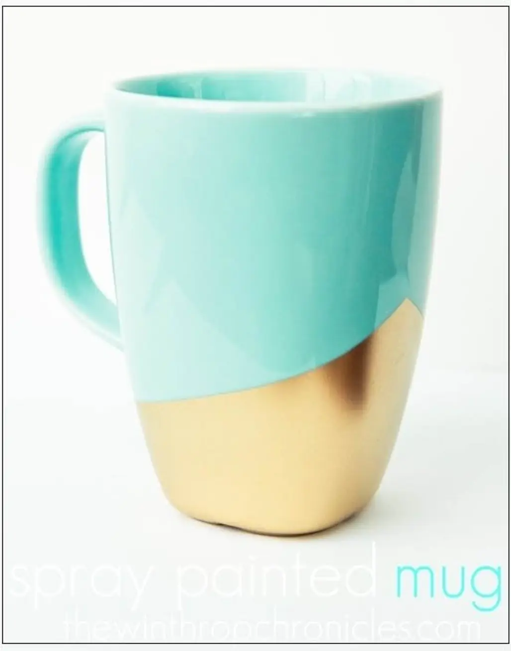 Gold-dipped Coffee Mug