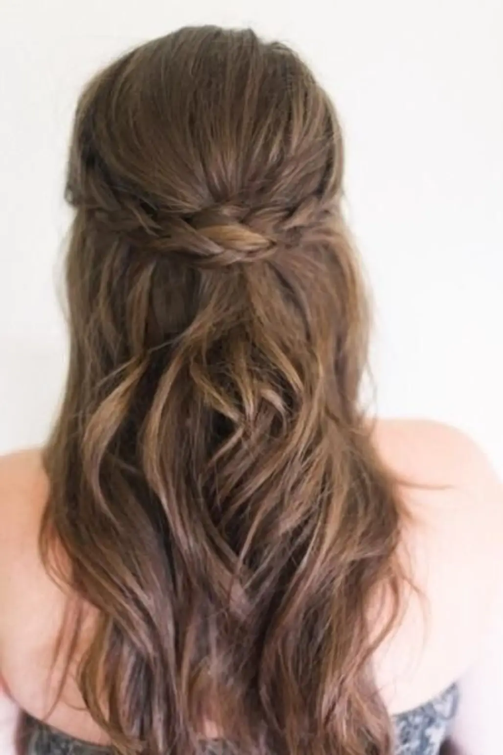 With a Crown Braid