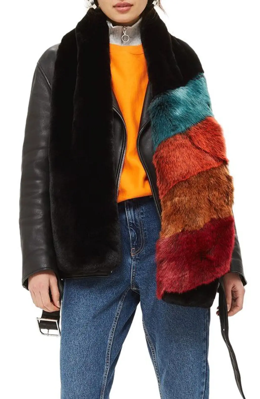 fur clothing, fur, jacket, animal product, fashion model,