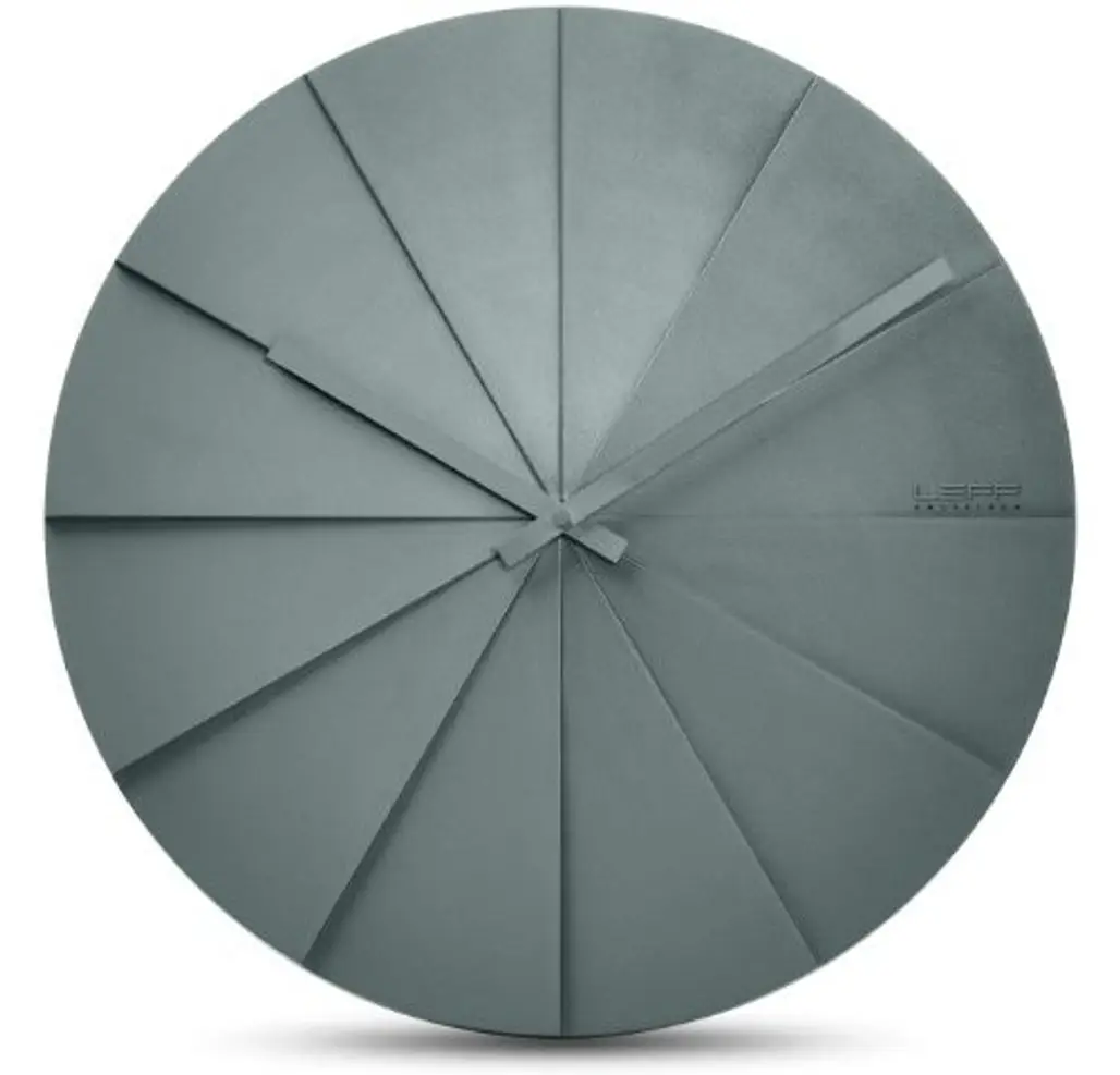 Scope45 Wall Clock Color: Grey