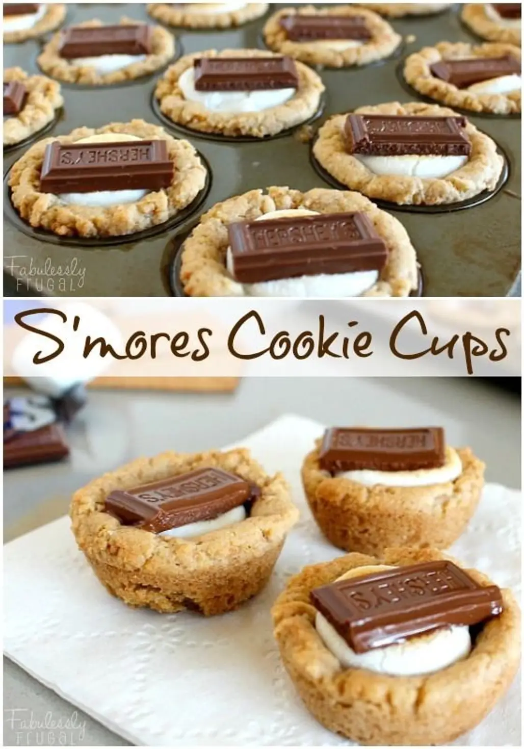 S'mores Cookie Cups!