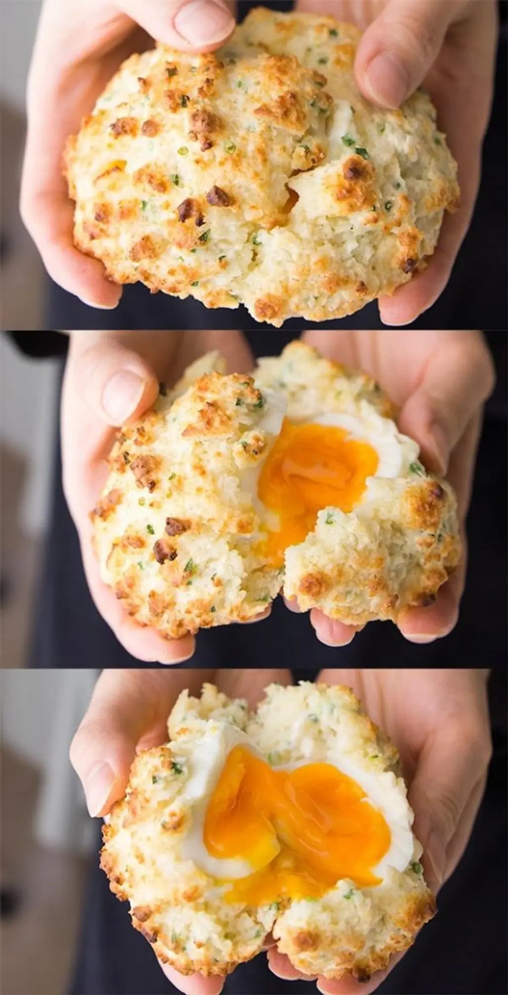 Soft Boiled Egg in a Biscuit