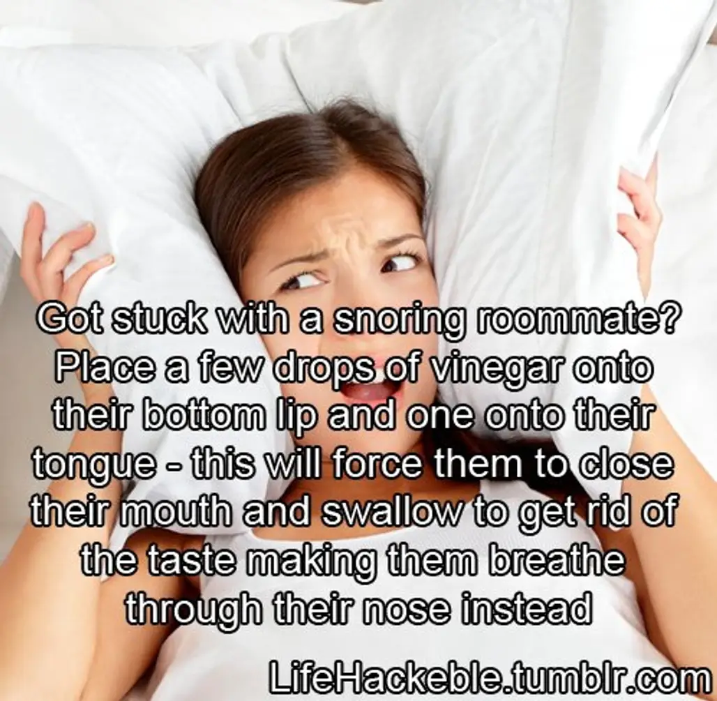 Snoring Roommate?