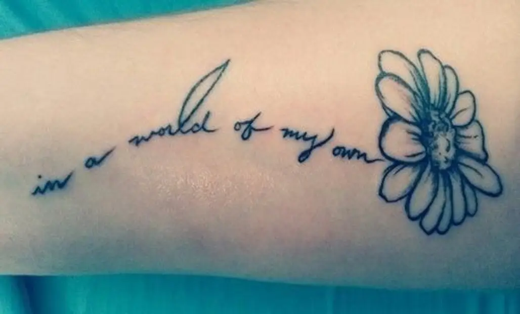 tattoo,arm,flower,chest,