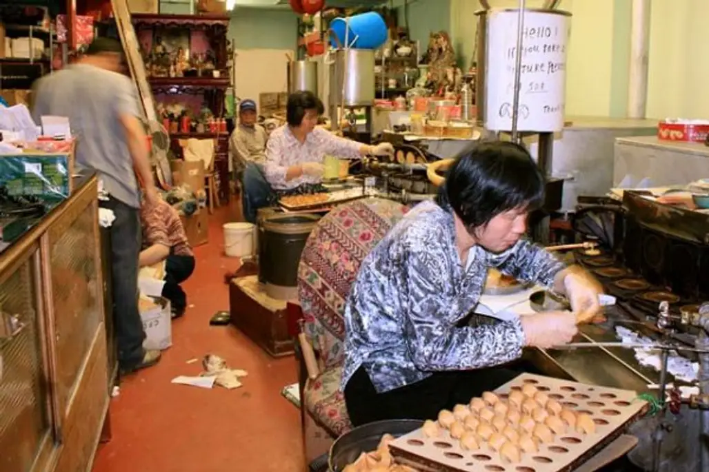 Golden Gate Fortune Cookie Factory in San Francisco, California
