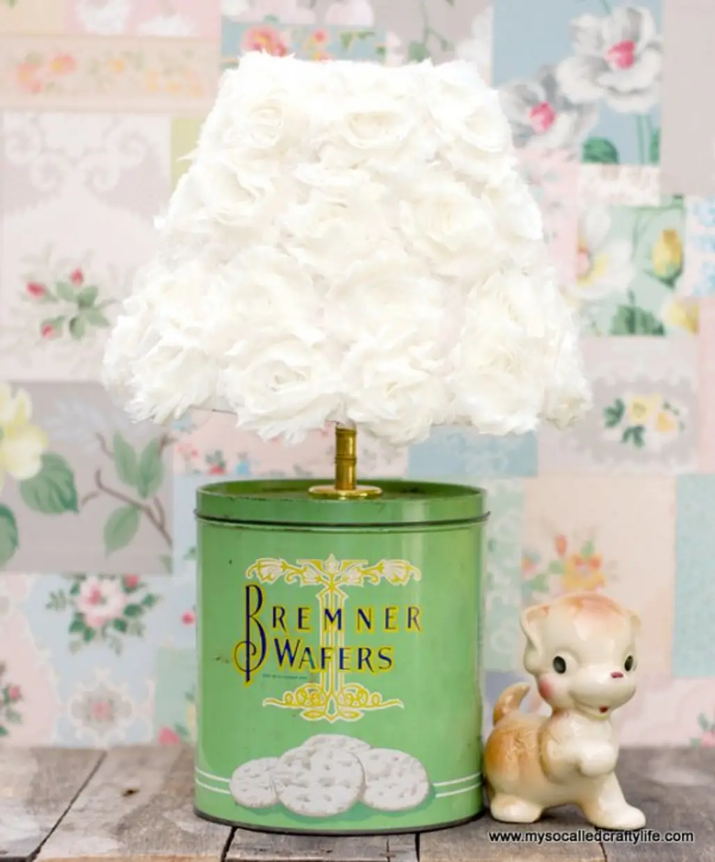 Turn a Vintage Tin into a Lamp Base