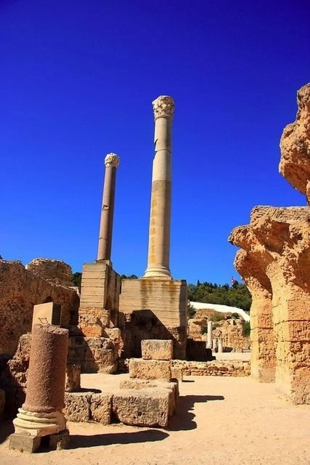 The Roman Ruins of Carthage, Tunisia