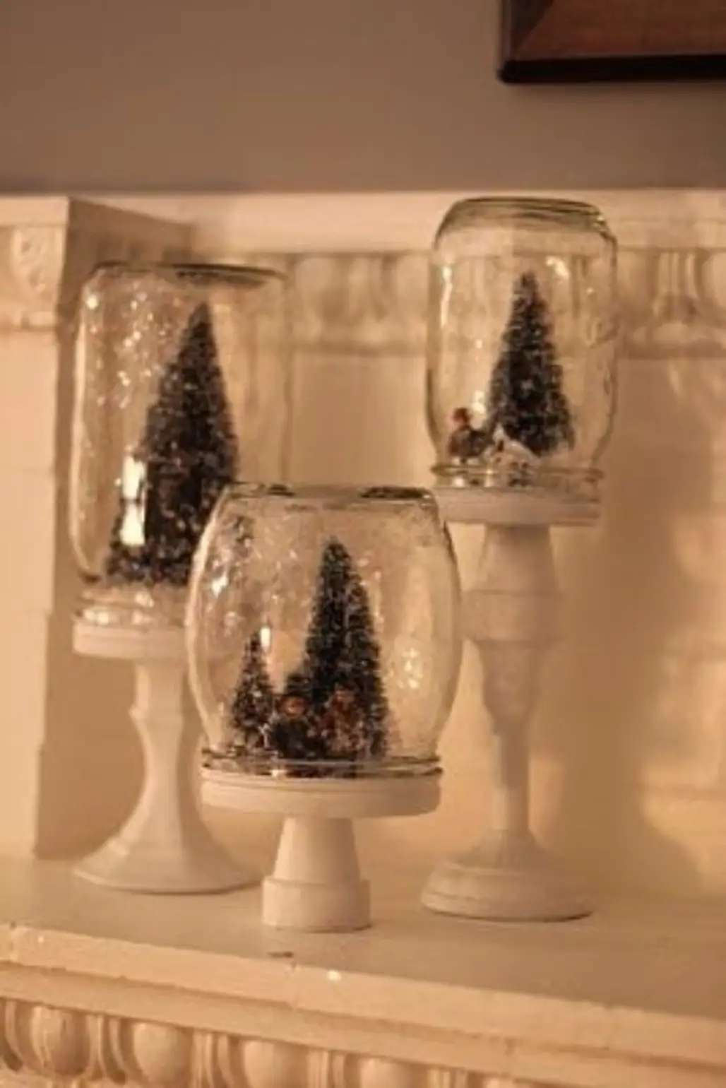 Mason Jar Christmas Display