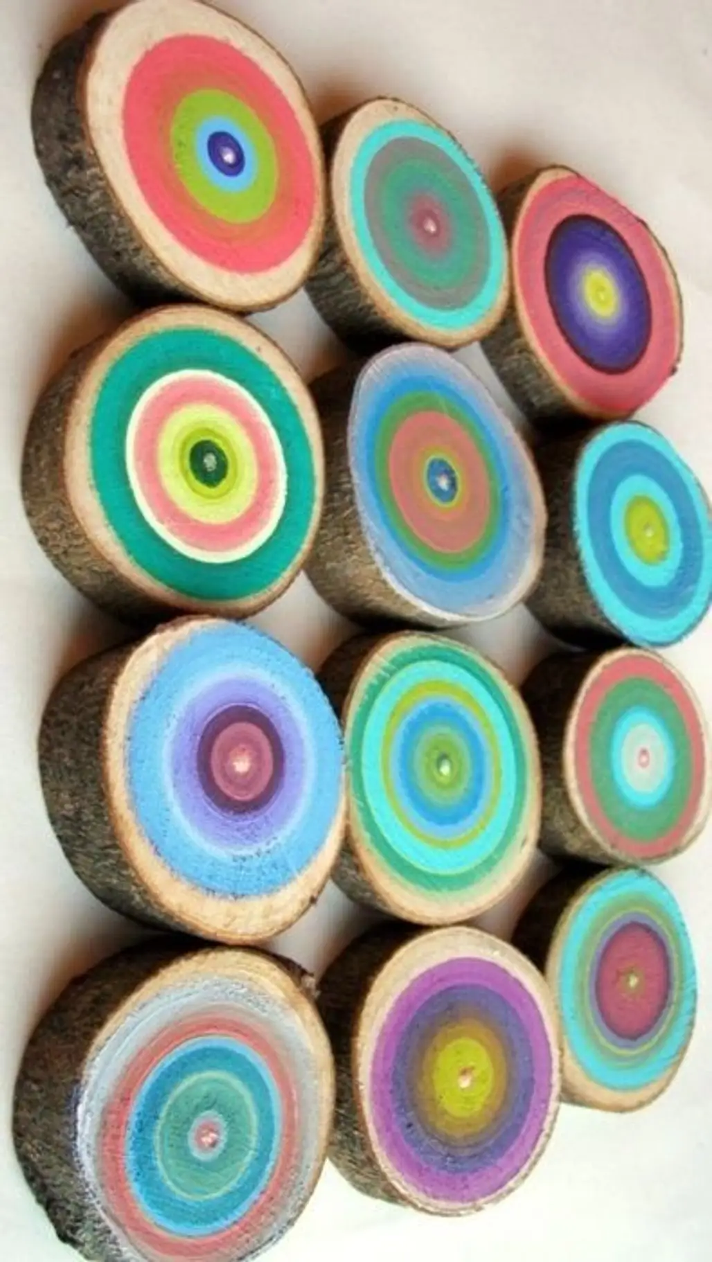 Concentric Circles on Wood