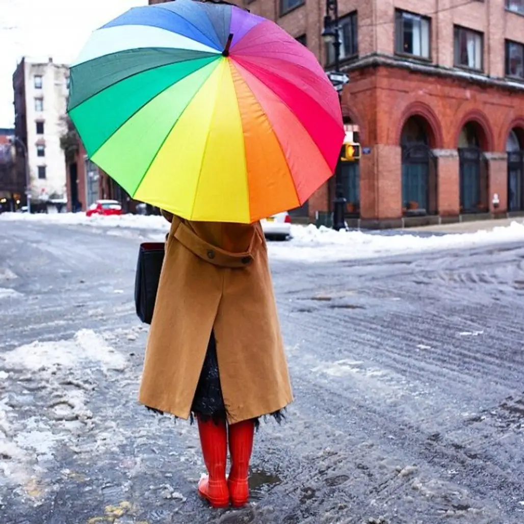 With a Bright Umbrella