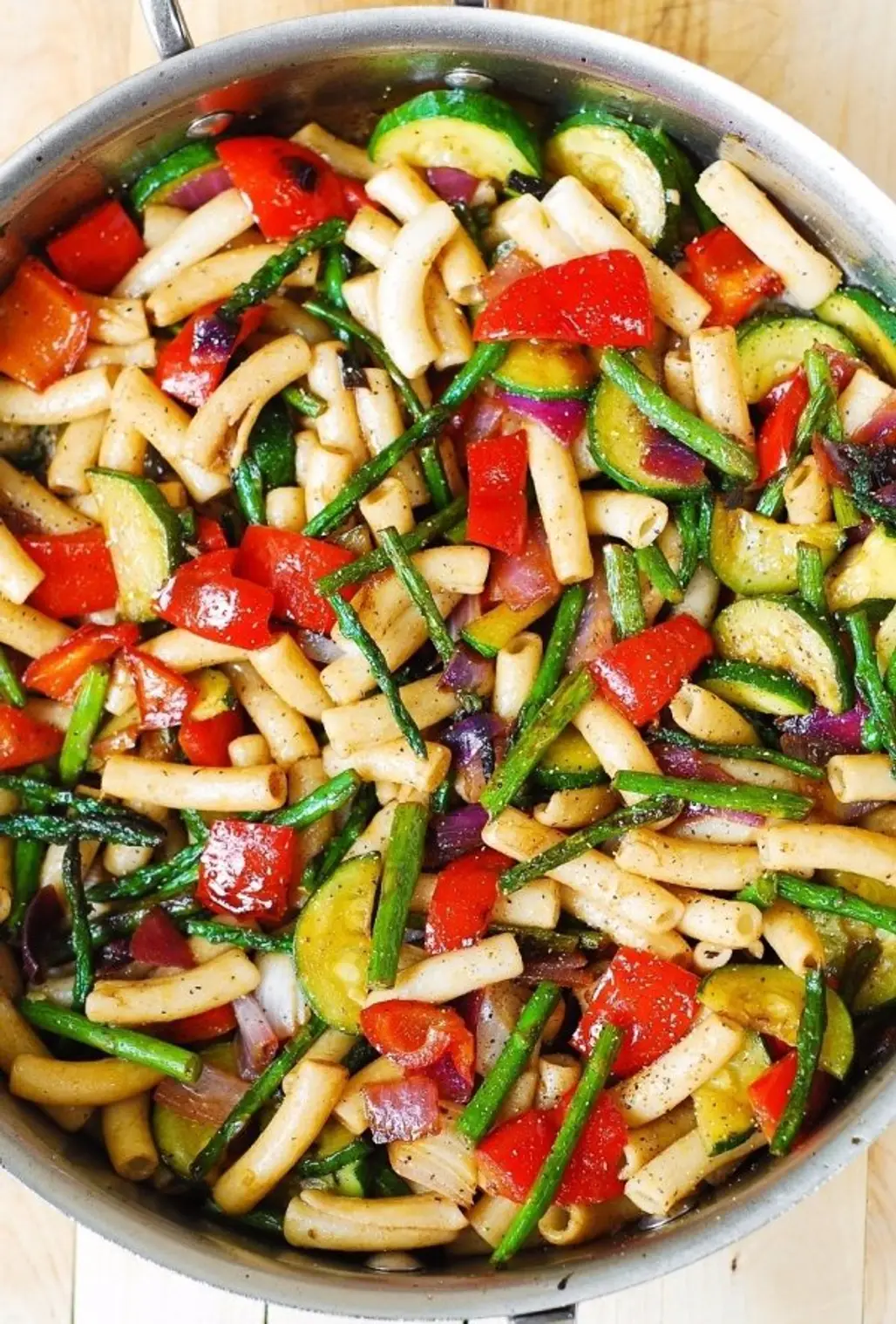 Healthy Pasta Salad with Roasted Vegetables