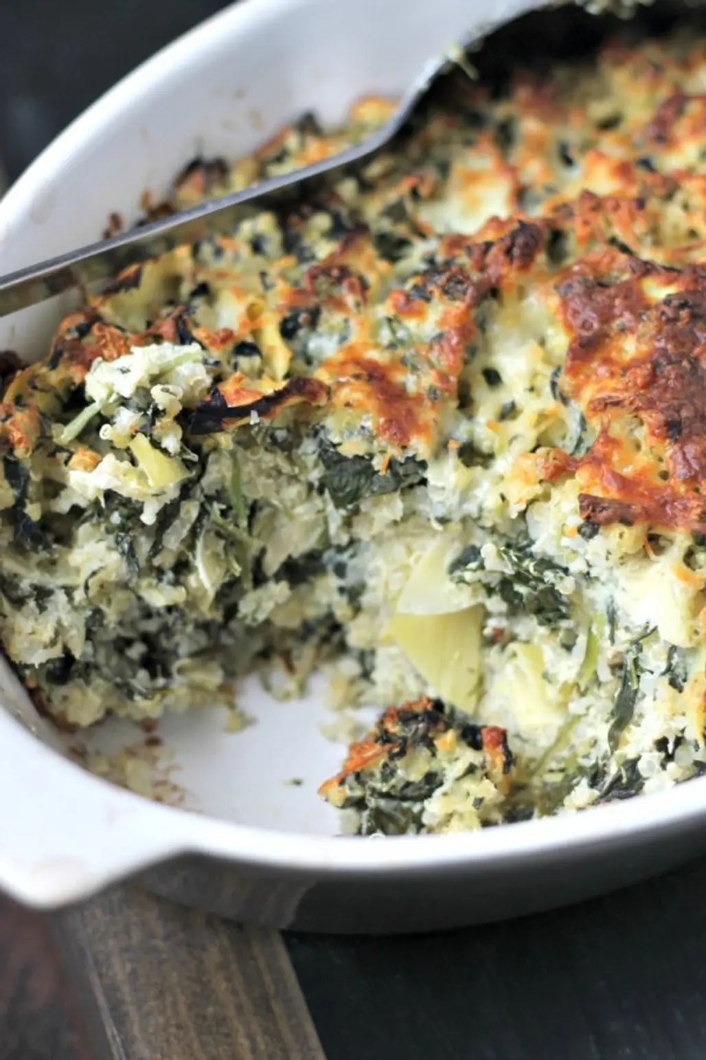 Healthy and Easy Spinach Casserole
