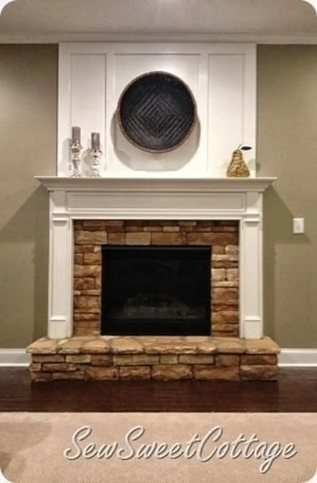 Board and Batten Fireplace Remodel