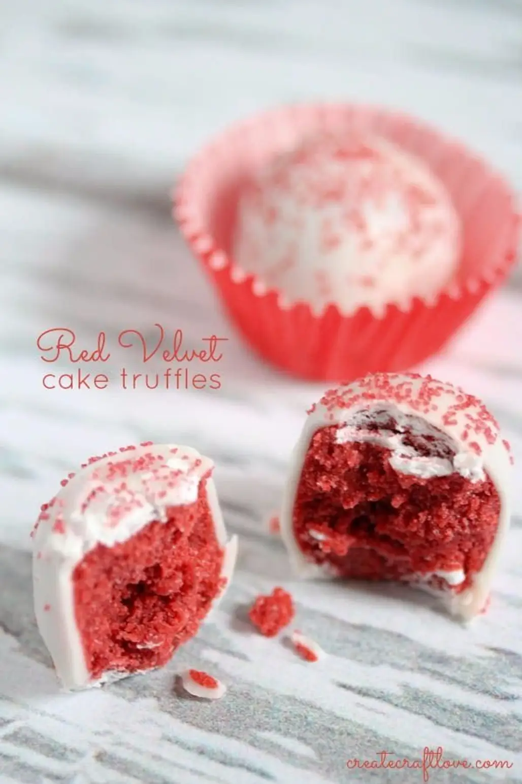 Red Velvet Cake Truffles