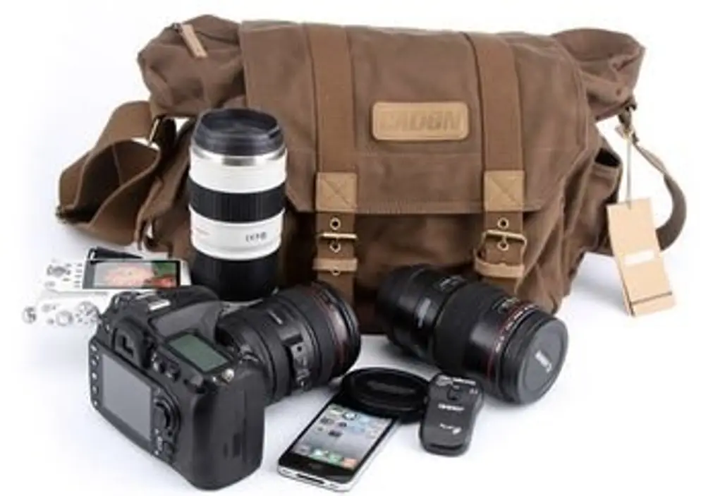 Canvas Men's Messenger Camera Bag Briefcase
