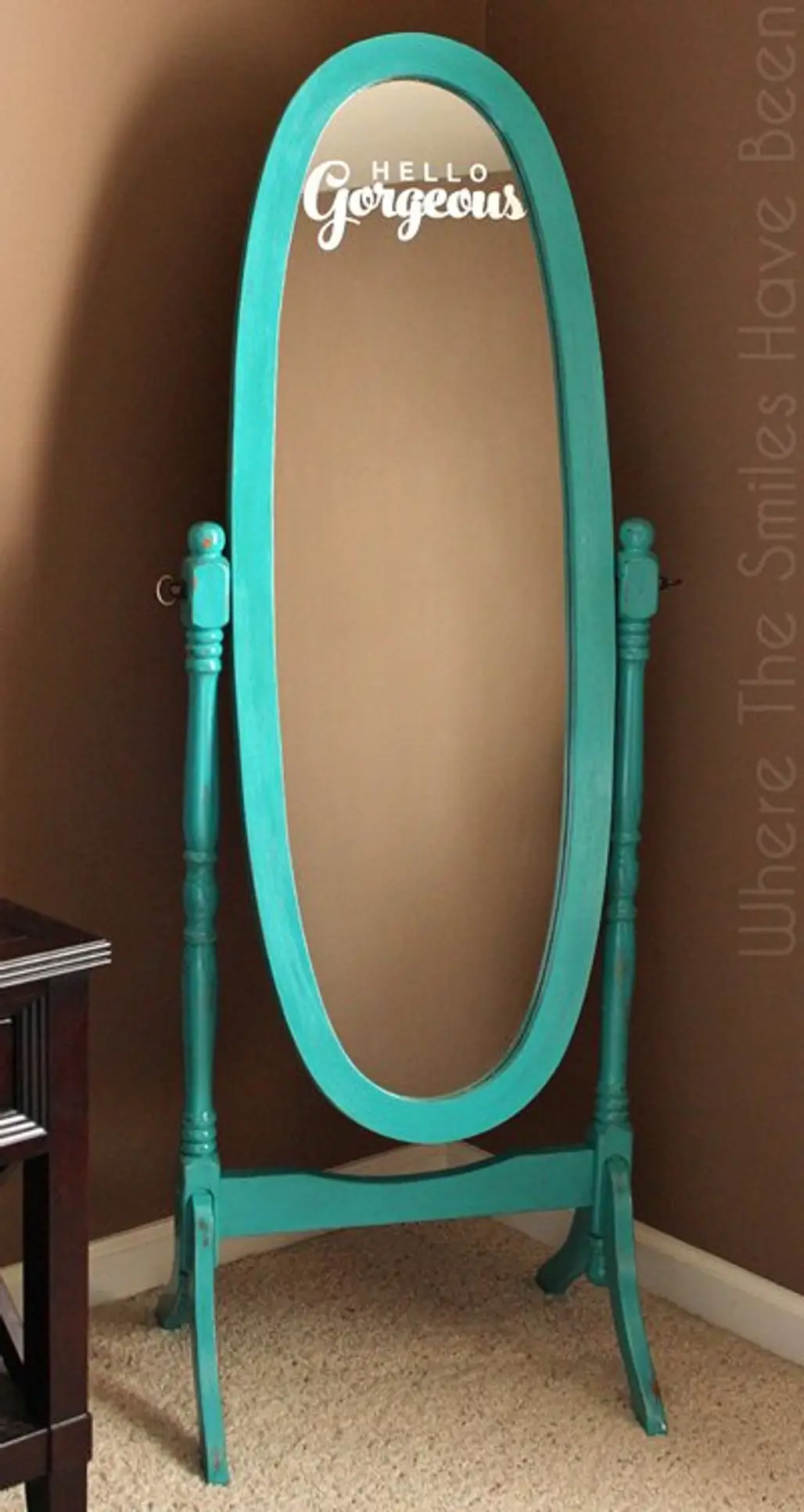 Give an Old Mirror a Makeover
