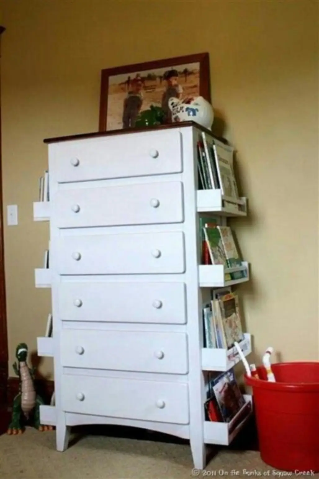 Add Ikea Spice Racks to a Dresser