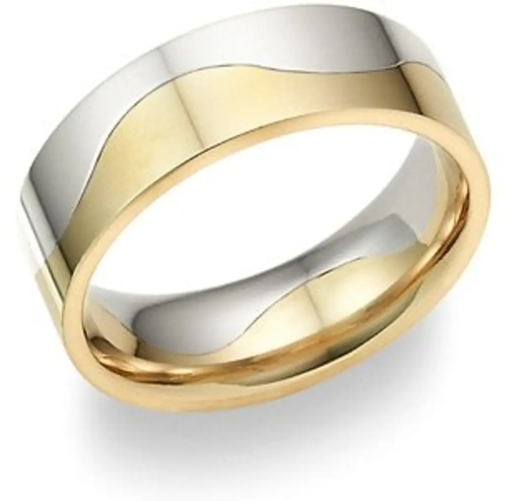 Two-Halves One Flesh Wedding Band Ring