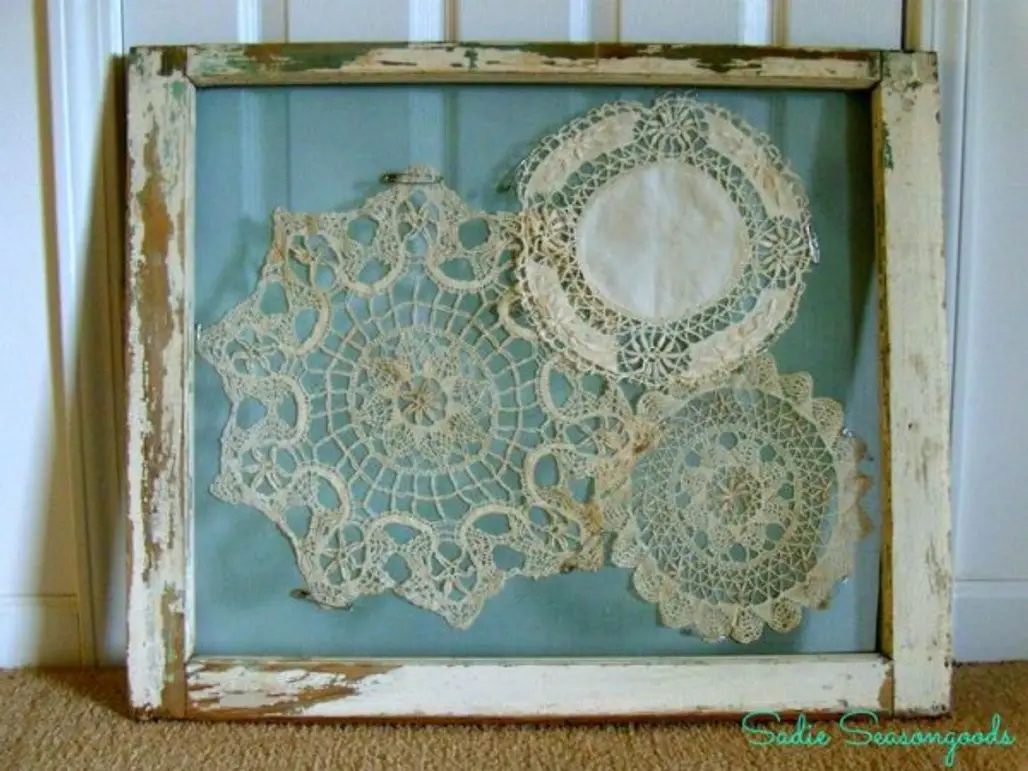 Do Something Lovely with a Salvaged Window