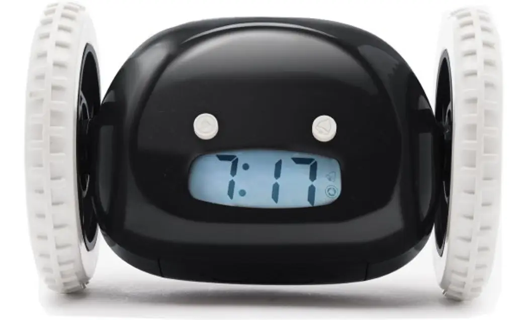 Clocky Alarm Clock on Wheels