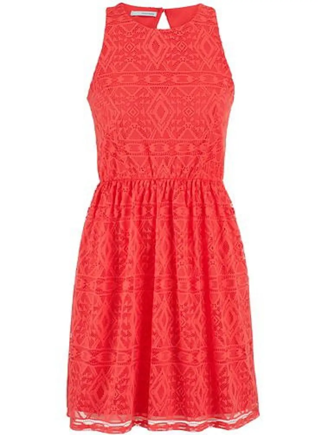 Summery Coral Lace