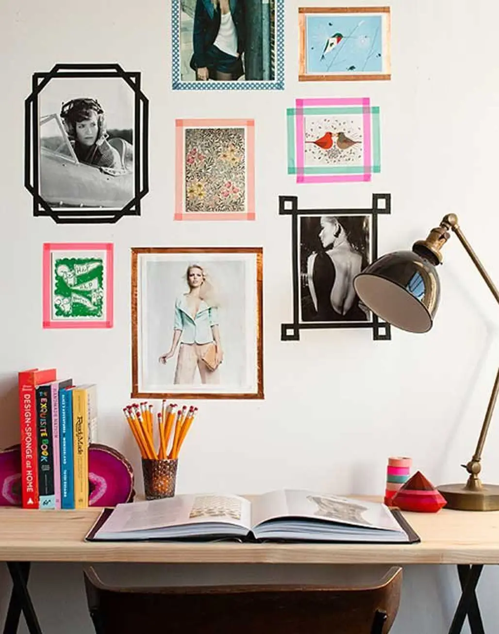 Make Picture Frames out of Tape