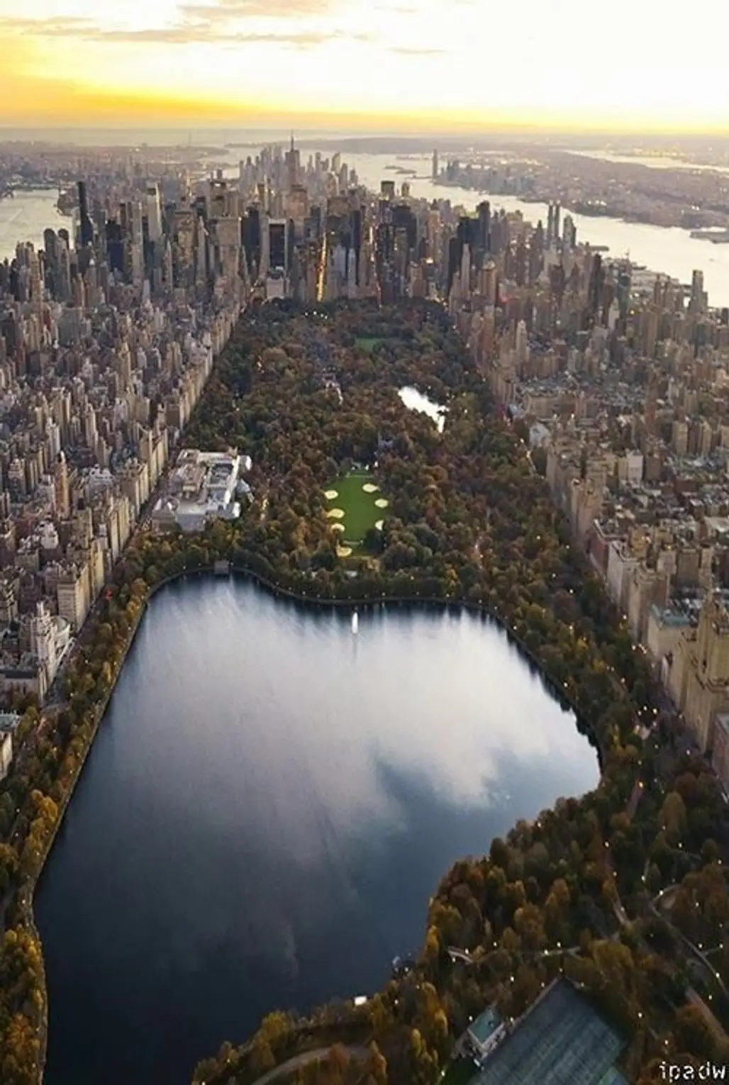 Overview of Central Park, New York