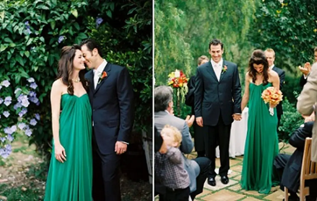 A Green Wedding Dress...