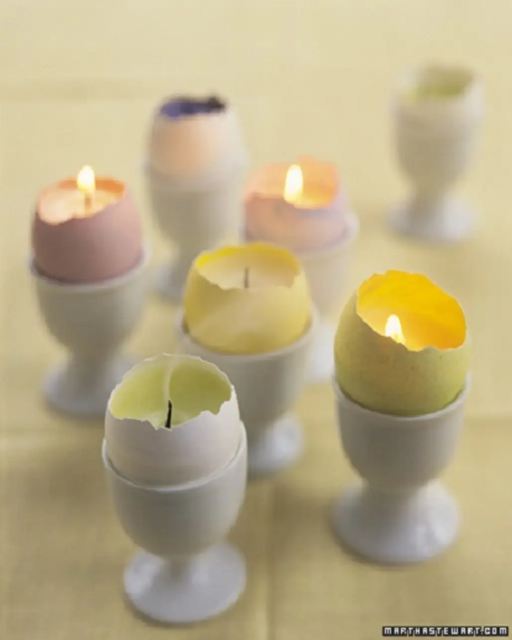 Egg Shell Candles...