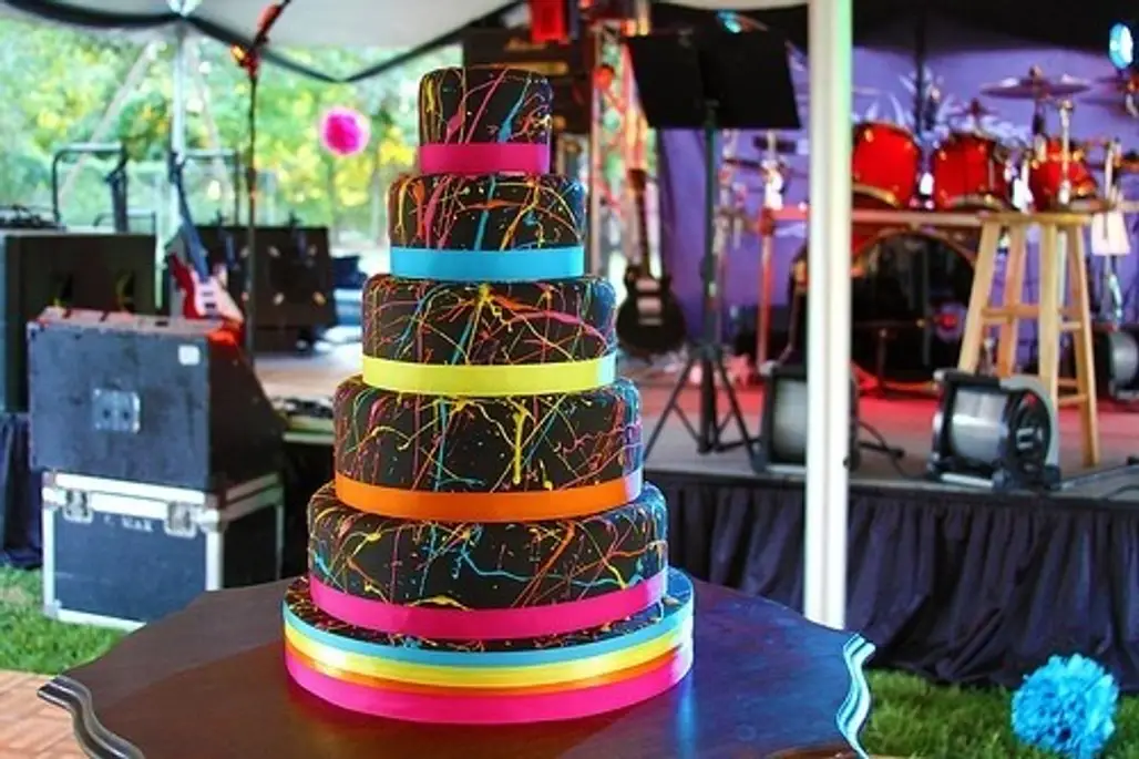 Neon Wedding Cake...