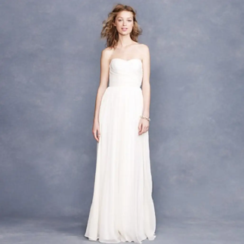 J.Crew Grecian Inspired Wedding Dress...