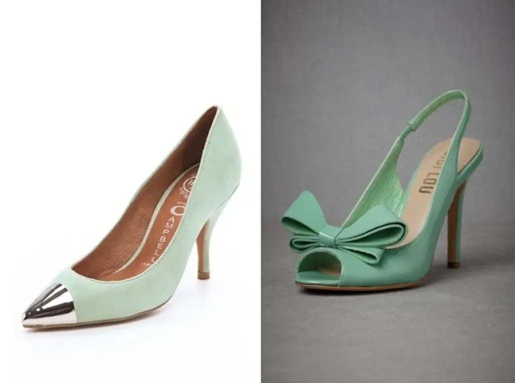 Mint Green Wedding Shoes...