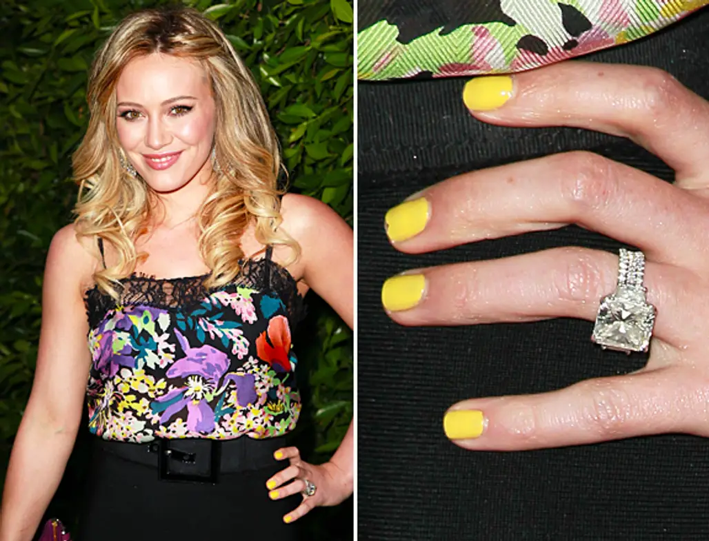 Celebrity Engagement Rings | Kate Middleton, Hilary Duff and More