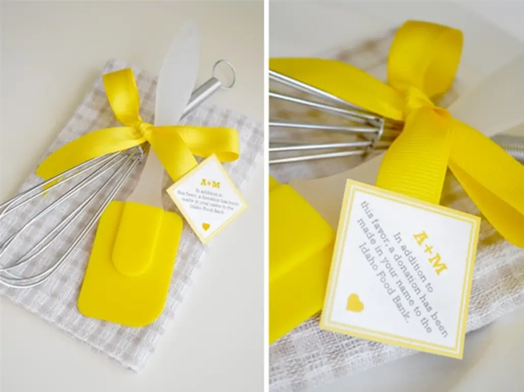 Foodie Themed Wedding Favor...