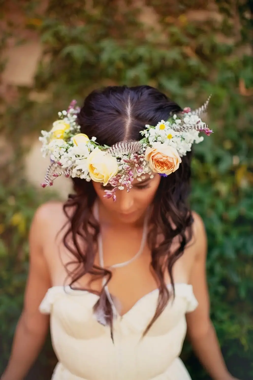 Feather Bridal Crown...