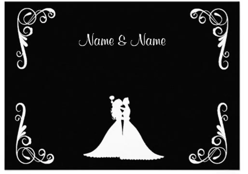Bride and Bride Elegant Wedding Invitation
