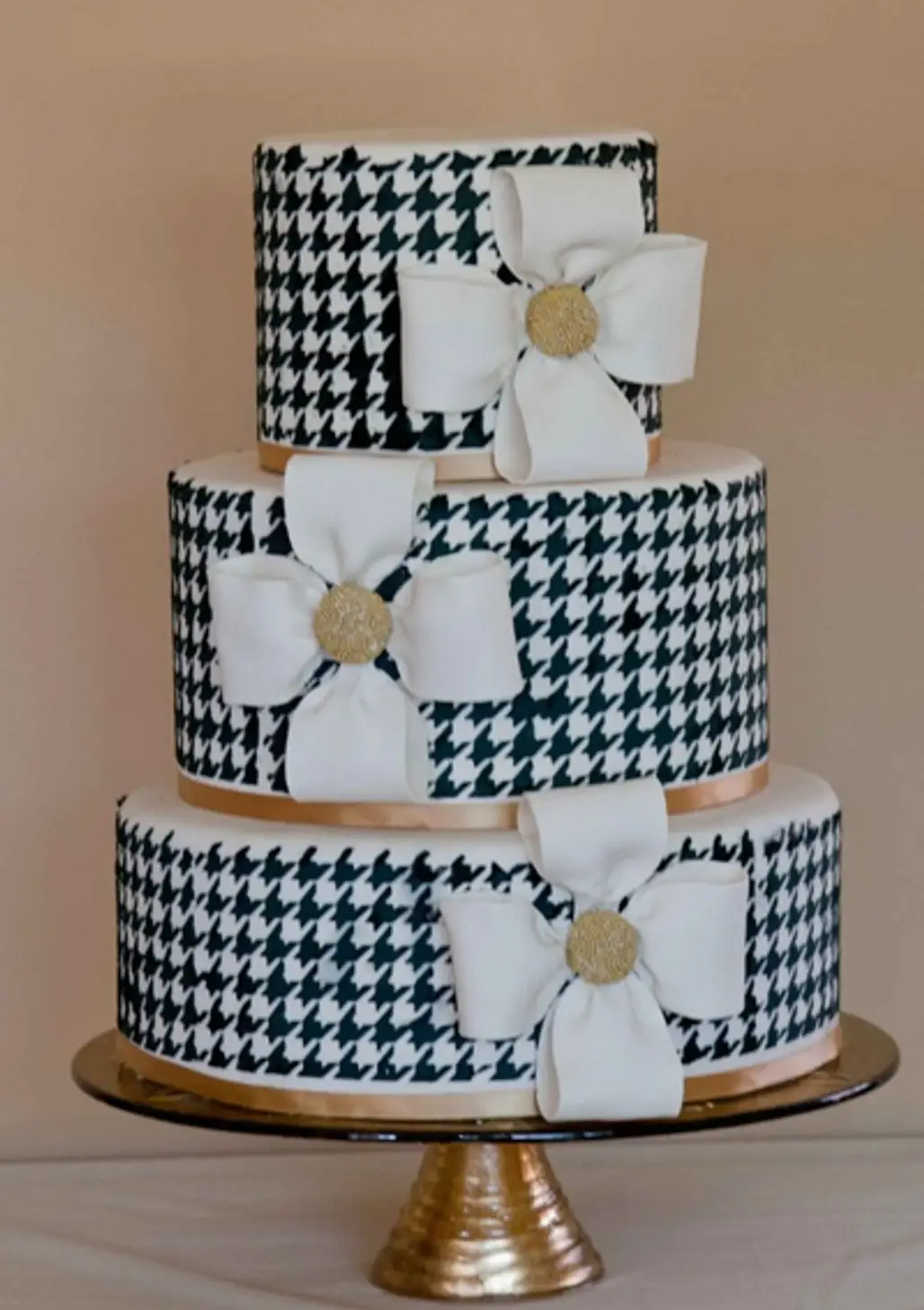 Houndstooth Wedding Cake...