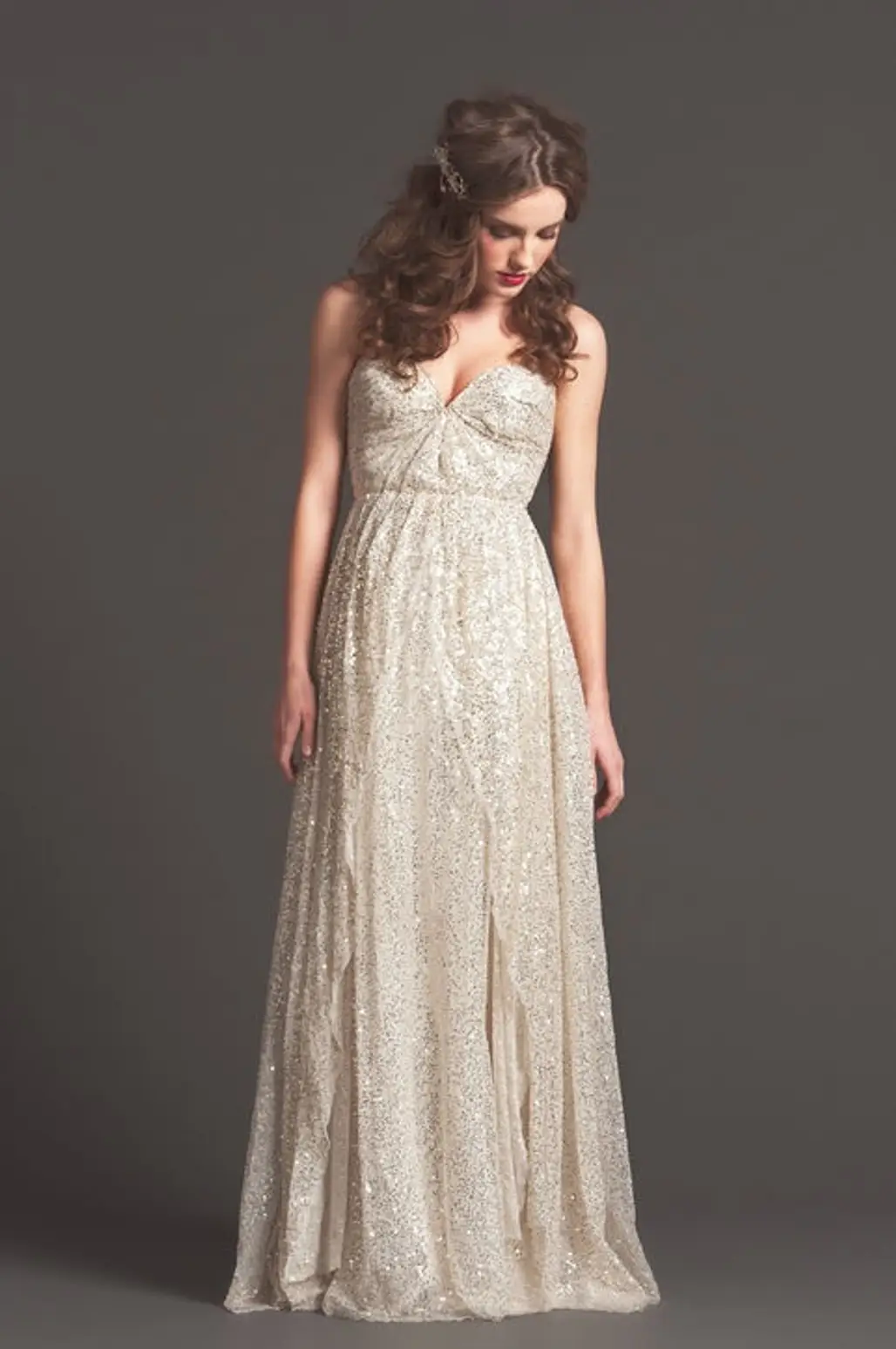 Sarah Seven Glitter Wedding Dress...